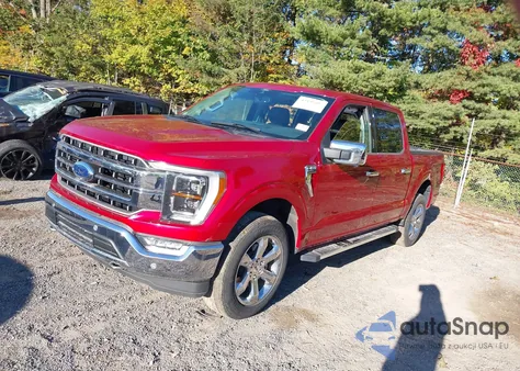 2022 Ford F-150 Lariat из США, поврежденный, VIN 1FTFW1E58NKD07852